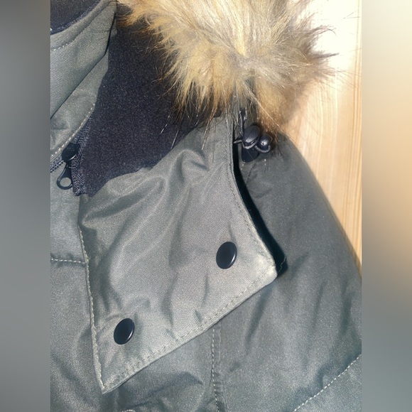 NOIZE ADDIE PARKA GREEN VEGAN RECYCLED PLASTIC FILL - EXCELLENT CONDITION XL - Picture 5 of 16